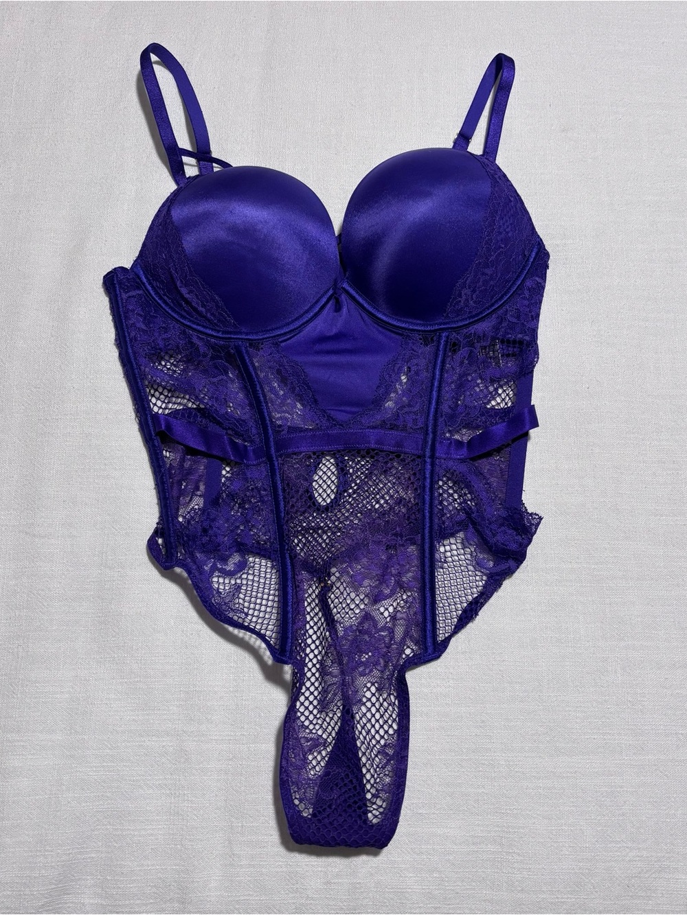 Victoria’s Secret Purple Lingerie Bodysuit Piece | Size Small